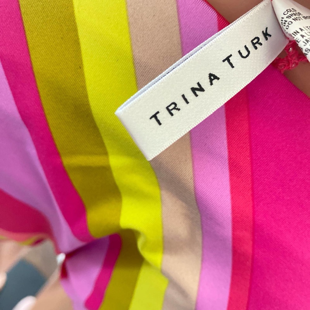 NWT TRINA TURK Waltz French Cut Bikini Bottom, size 14 - Picture 8 of 12